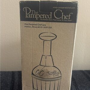 Pampered Chef Black and Gray Food Chopper